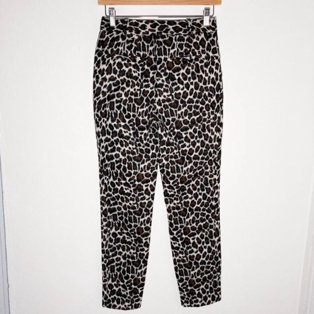 Topshop leopard trousers